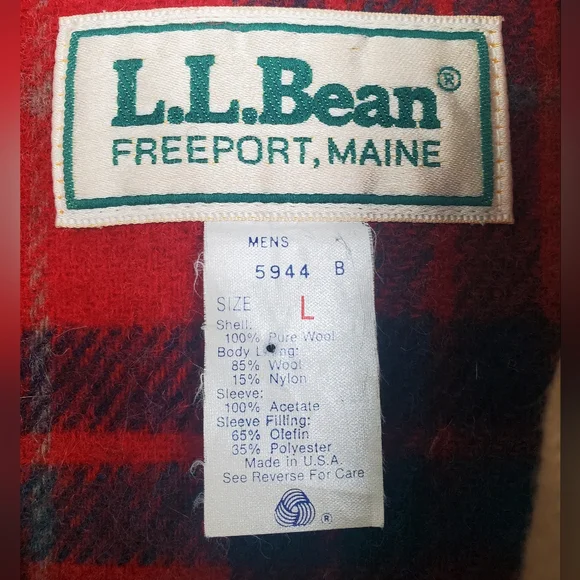 Vintage Tan Bomber Jacket with Red Plaid Lining - Picture 4 of 10